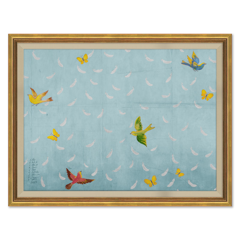 " Feathers, Blue (var. 1) " by Paule Marrot