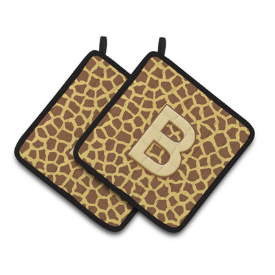 Brown/Yellow manique (ensemble de 2)