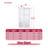 80" Height Primed 5-Lite Frosted Glass Panels Sliding Closet Door with Installation Hardware Kit-110561723