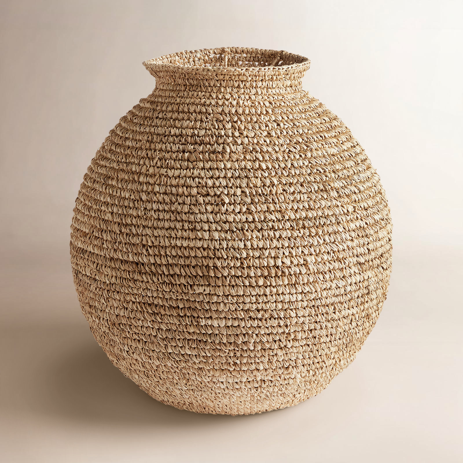 Table Vase, 21" H x 18.75" W x 18.75" D