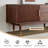 Mid-century Modern  Tv Cabinet Entertainment Center With Storge Drawers, Living Room Bedroom Media Cabnet Walnut66.9inch-2038179585-2038329724