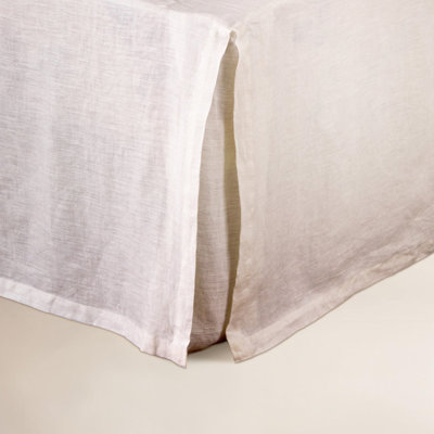 Linen Pleated Bed Skirt
