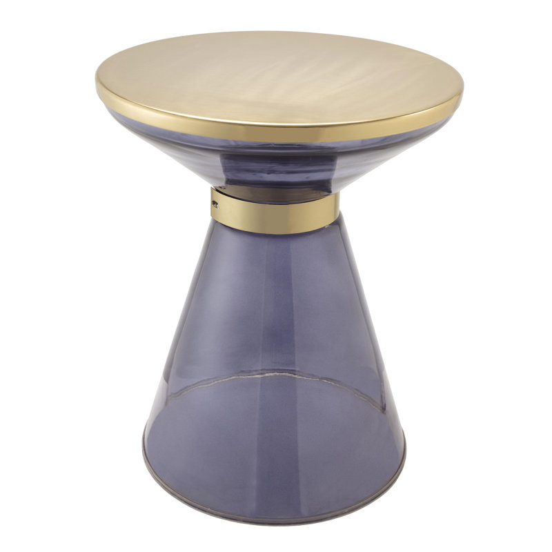 Stainless Steel Top End Table