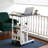 Height Adjustable Side End Table with Shelves