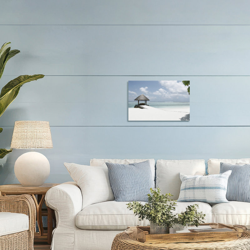 Toile «Quiet Place Beach Coast», conception par Noah Bay, H 16 po x l 24 po