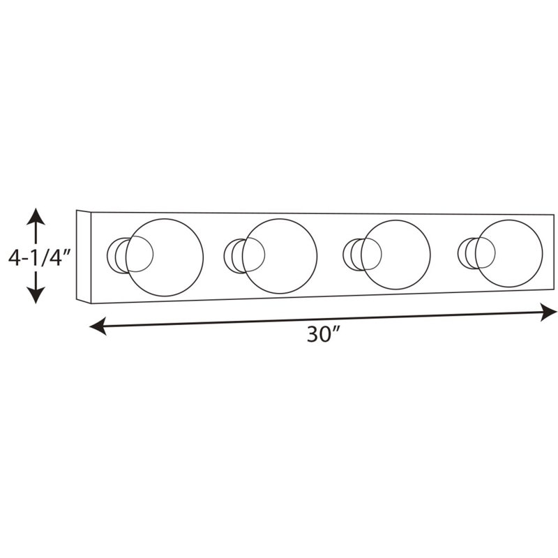 Amisa 4 - Light Dimmable Vanity Light