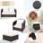 Langston 6 - Person Patio Conversation Set with Cushions-887592208
