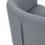Fauteuil d'appoint et repose-pieds en polyester de 25,5 po de largeur pour salon douillet