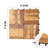 12" x 12" Wood Interlocking Deck Tile in Brown
