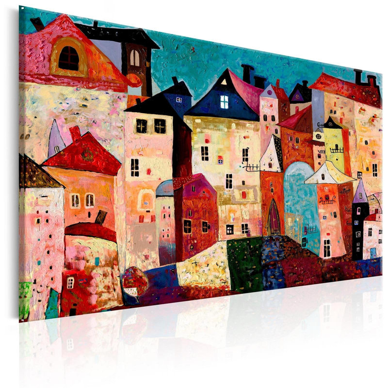 Artistique - peinture sur toile tendue, H 16 po x l 24 po x P 1 po