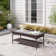 Aibek Rectangular Glass Outdoor Coffee Table