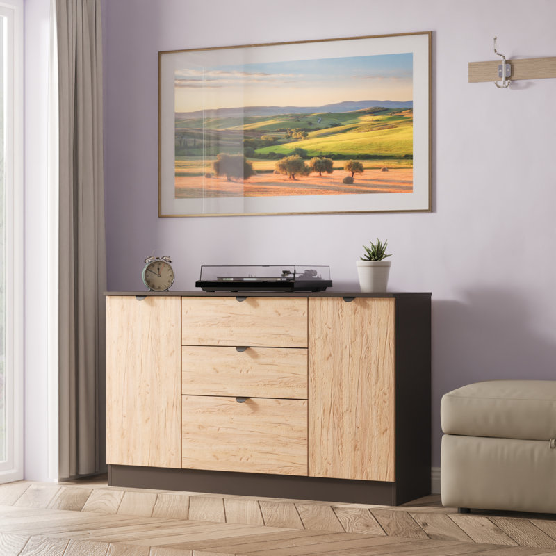 Bernan 126cm Sideboard, Grey