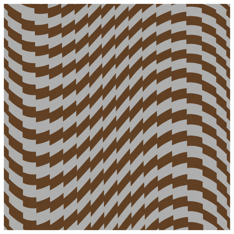 Brown Gray Optical Illusion Comforter, Twin Extra Long