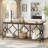 Très longue table d'appoint 70,86 po, console 2 niveaux-209094327