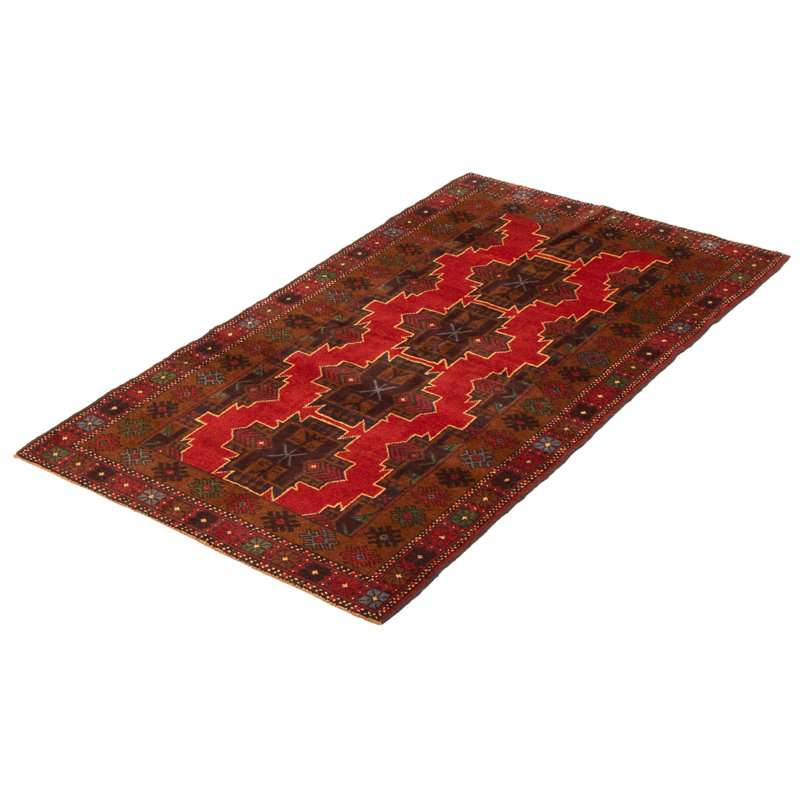 Tapis rouge Lynnisha 3 pi 6 po x 6 pi 2 po