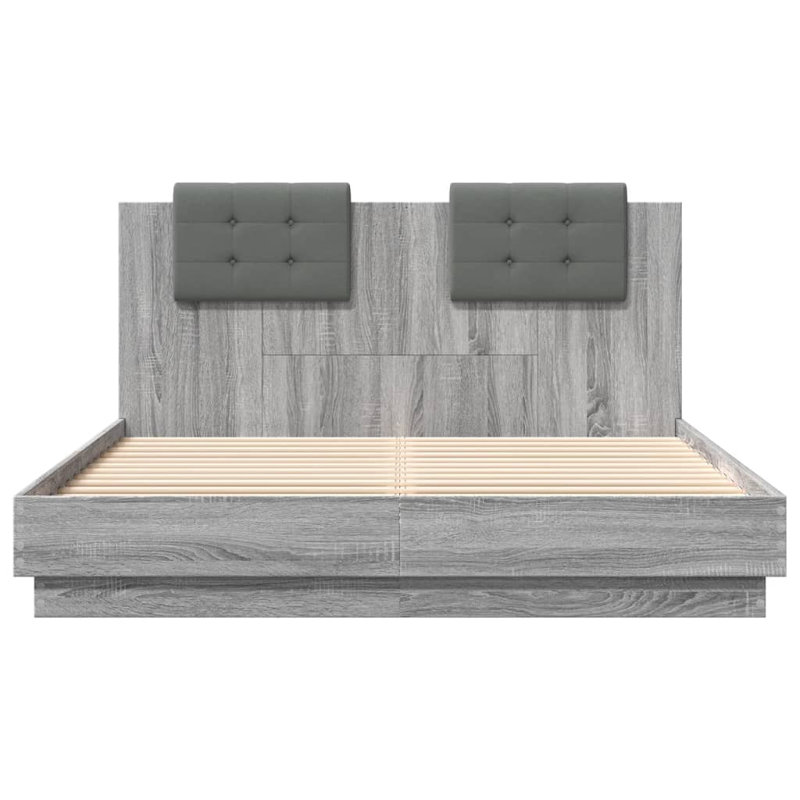 Middleport Bed, Grey Sonoma, EU Double - 140 x 200 cm