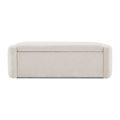 Paymar 51.38" Rectangle Upholstered Lift Top Storage Ottoman