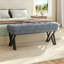Maggielean Linen Upholstered Bench-1680323368