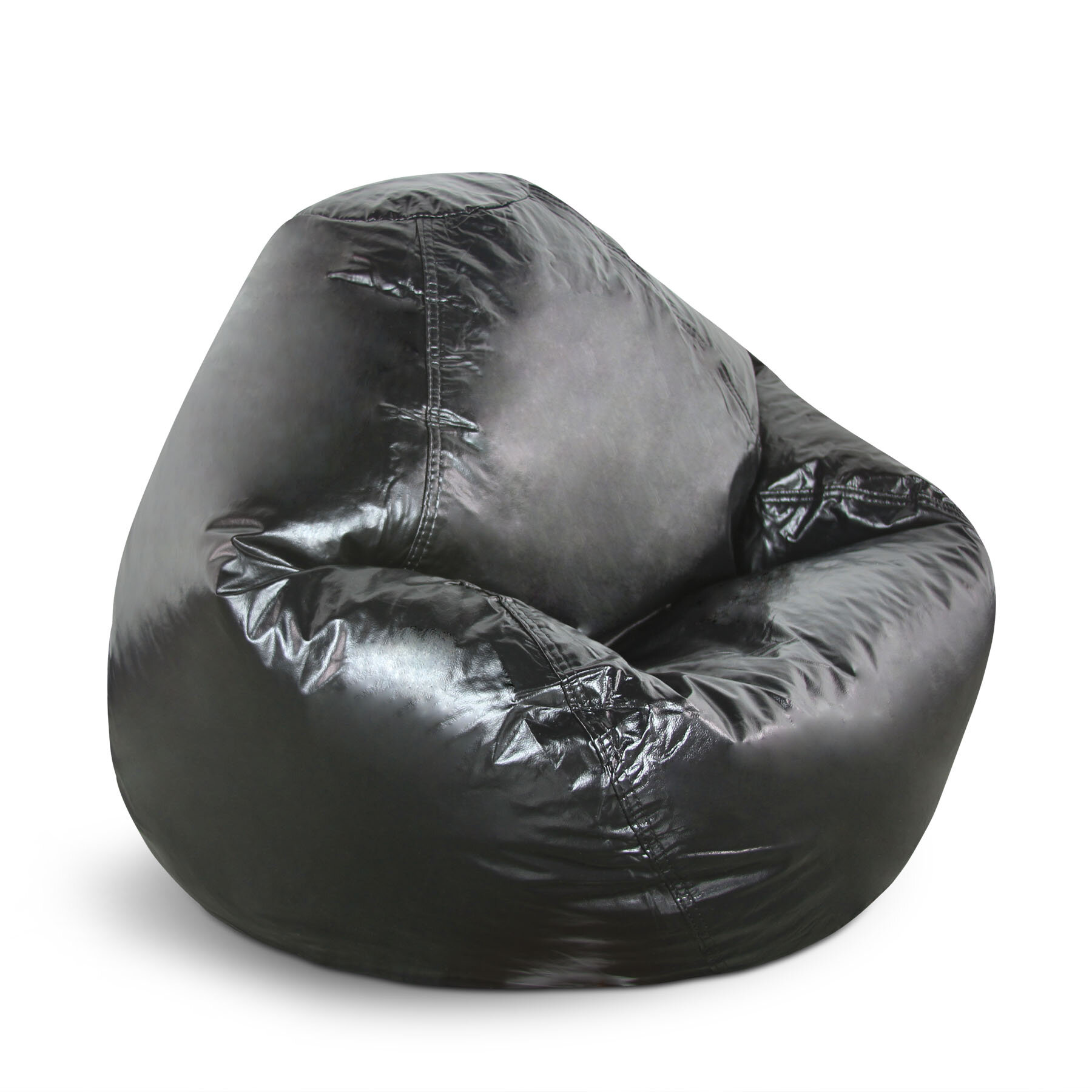 Small Faux Leather Bean Bag Chair & Lounger - Venue Marketplace