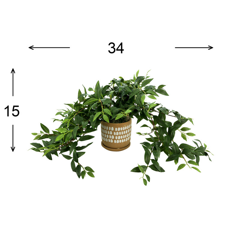 Mayna Faux Ivy Plant in Ceramic Pot