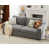 100 % lin gris anthracite