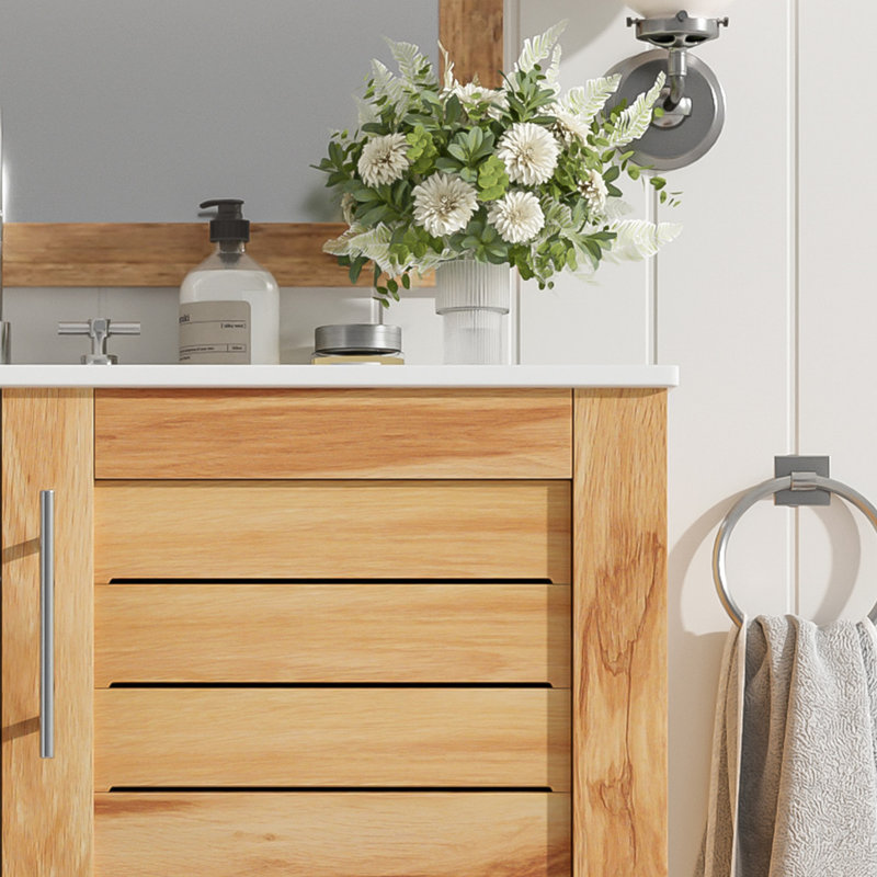 Meuble-lavabo antique 30 po avec lavabo en céramique