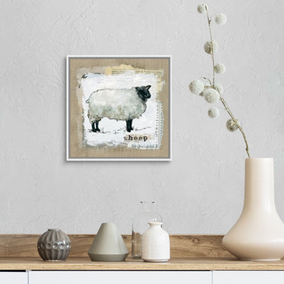 " Burlap Sheep "