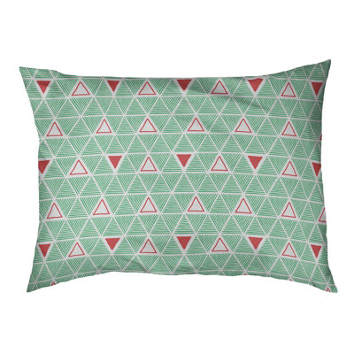 Chen Geometric Polyester Pet Bed