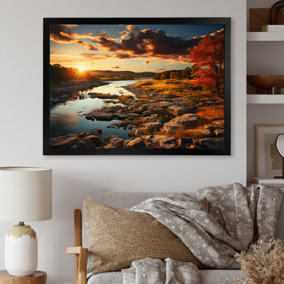 " Yellow Orange Missouri Landscape "
