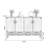 Nut-Brown Aluminium alloy Shoe Storage