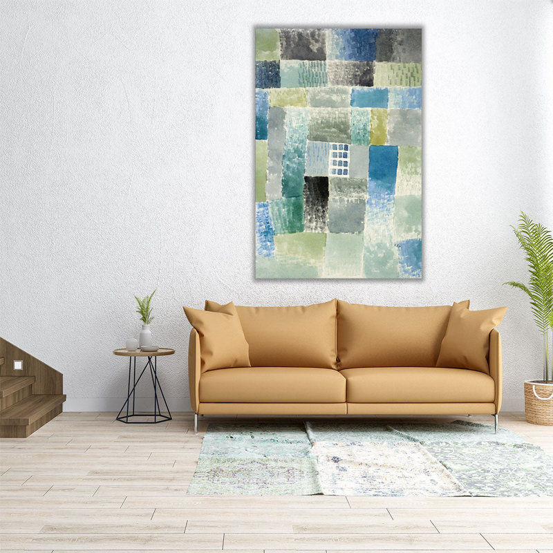 Première maison dans un règlement, 1926 - reproduction d'art sur toile, H 36 po x l 24 po