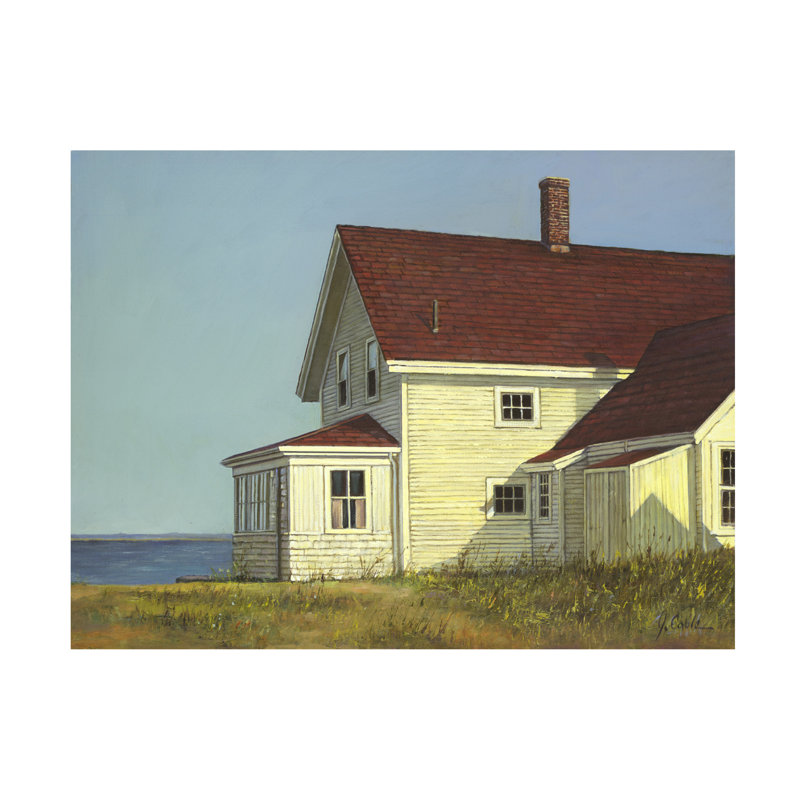 Art mural sur toile tendue «Keepers Morning» par Jerry Cable pour décoration de salon, de chambre à coucher ou de bureau - 14 x 19