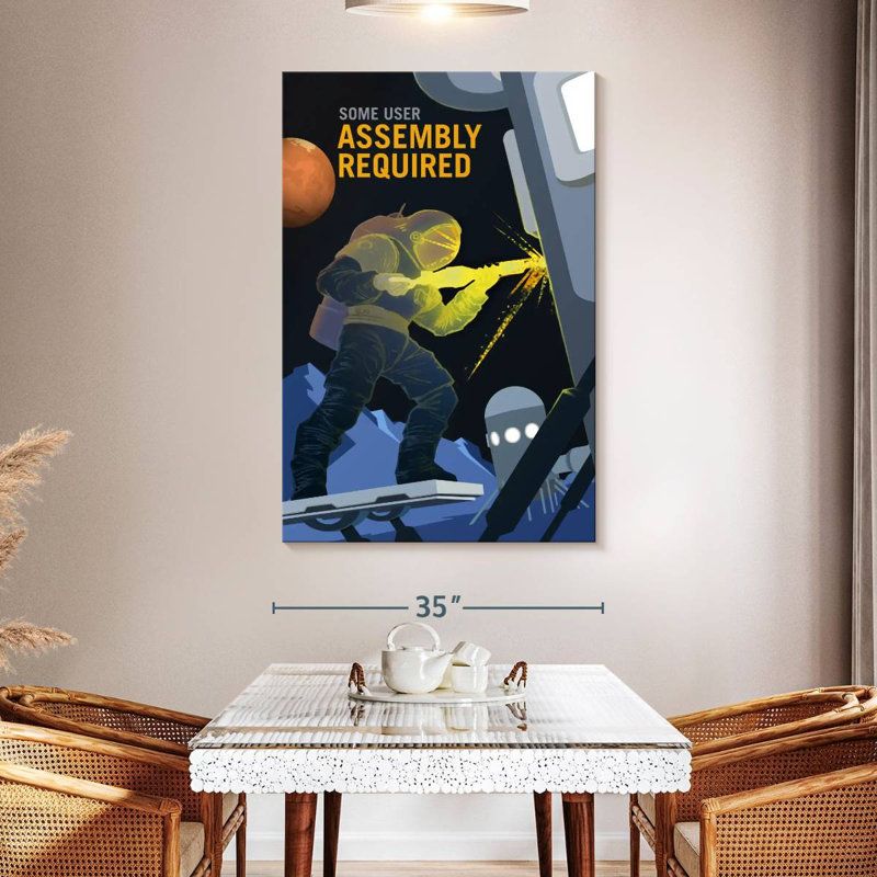 Oberle Mars Explorers Wanted Poster I, 51" H x 34" W