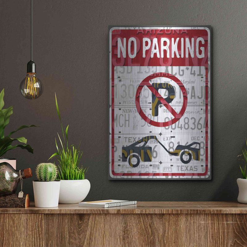 " No Parking " by Design Turnpike, 16" H x 12" W