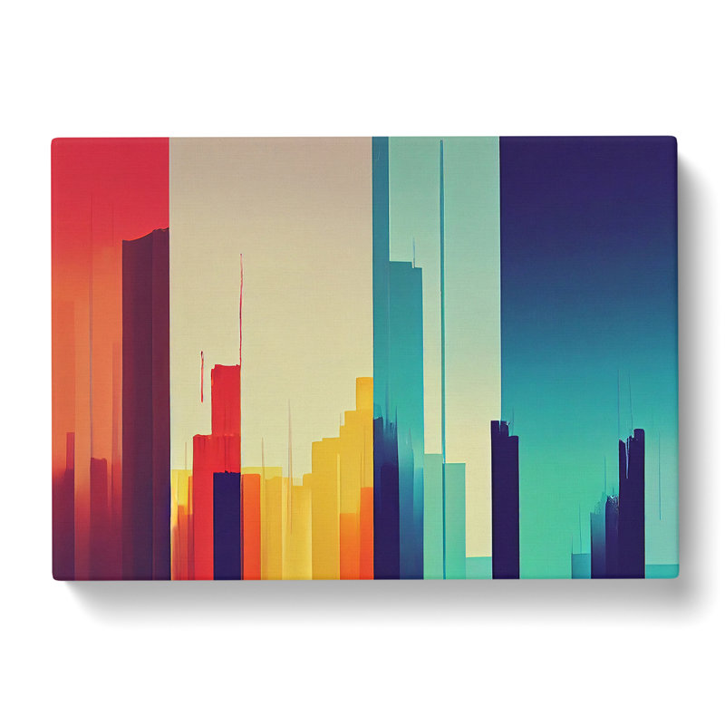 Delicious Skyscraper Skyline - Wrapped Canvas Print, 35cm H x 50cm W x 3cm D