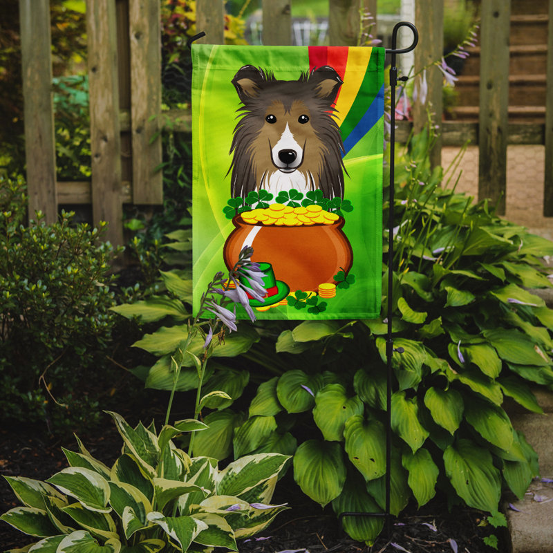 Drapeau de jardin Arella St. Patrick's, Berger Shetland