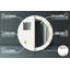 Huldar Glass Flat Wall Mirror