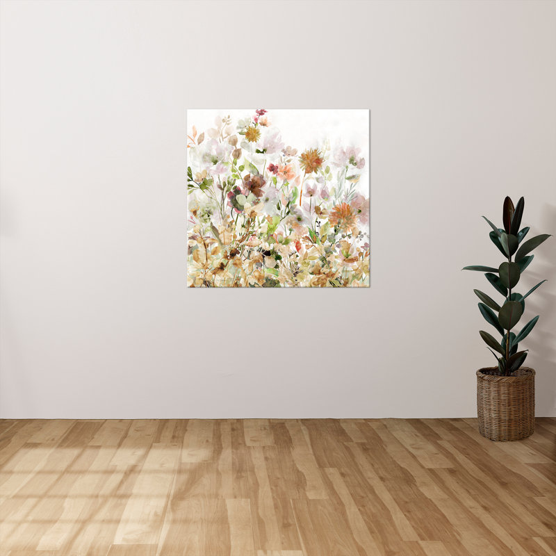 "Golden Summer Gardens" par Carol Robinson, reproduction sur toile, H 28 po x l 28 po x P 1,5 po