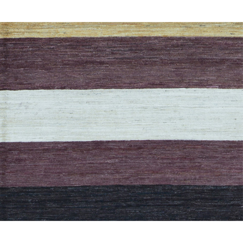 Gabbeh Hand Woven Wool Striped Area Rug
