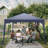 20 Ft. W x 10 FT. D Steel Pop-Up Canopy-43604391