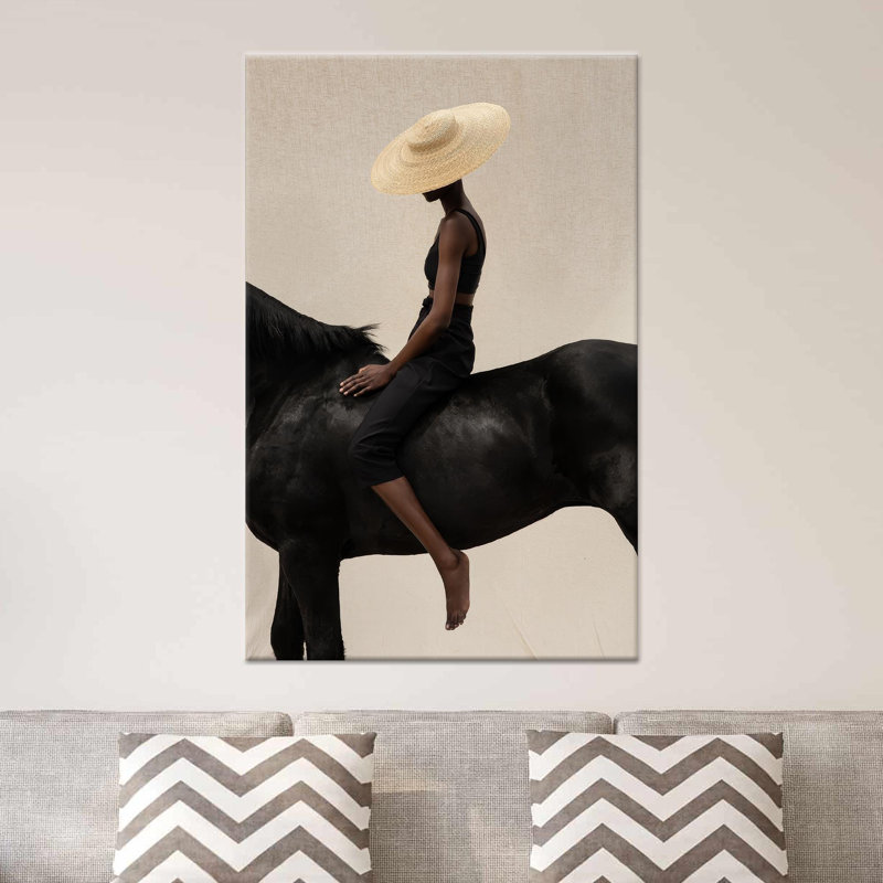 Reproduction d'art moderne sur toile, décor animal élégant, 1P, Hauteur : 39,4 pouces x Largeur : 27,6 pouces