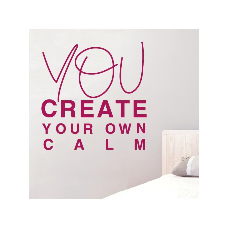 Abstract Wall Decal, Medium, Violet