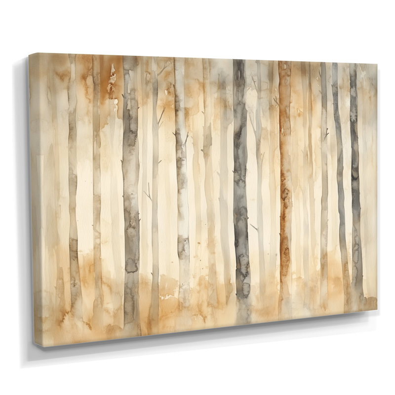 Neutral Forest Canvas, Celsie, Celsie, Toile tendue, H 12 po x l 20 po