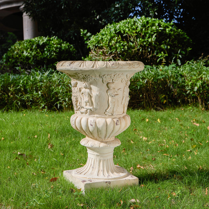 Urne de jardin MGO, H 27 po