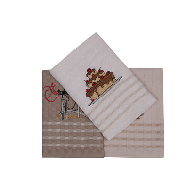 Ensemble de serviettes 3 pièces 100% coton