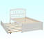 Lit plateforme simple en bois massif-1790169516