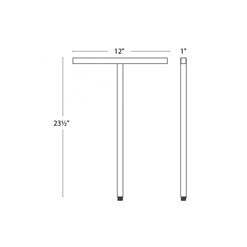 Éclairage de sentier intégré à basse tension Balance, 2700 K, Noir sur aluminium