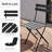Folding Metal Patio Bistro Set - 2 Person Rust-resistant Outdoor Set-2044679032