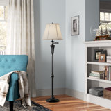 Hursey 62'' Swing Arm Floor Lamp