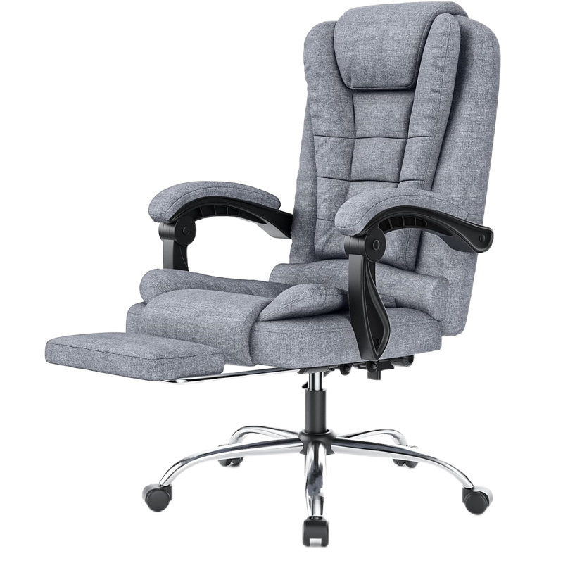 Executive Chair, Fabric, Gray